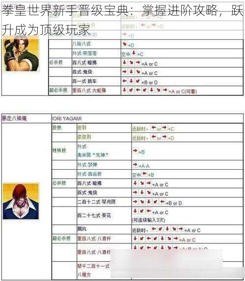 拳皇世界新手晋级宝典:掌握进阶攻略,跃升成为顶级玩家