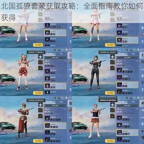 北国孤狼套装获取攻略:全面指南教你如何获得