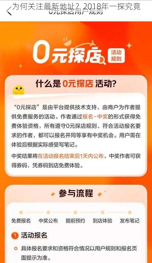 为何关注最新地址?2018年一探究竟