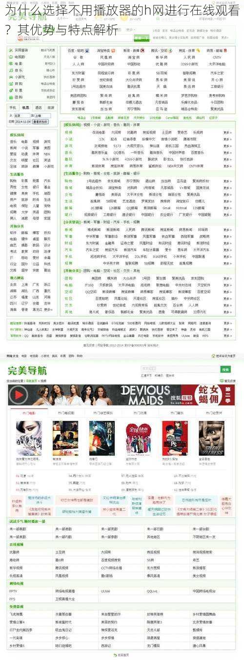 为什么选择不用播放器的h网进行在线观看?其优势与特点解析