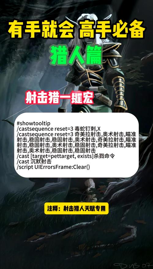 魔兽世界怀旧服TBC猎人宏命令宝典:实用技巧分享与高效操作指南